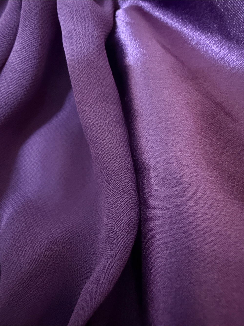 Oscar de la Renta Purple Satin Nightgown Size Medium NWOT - Picture 6 of 6